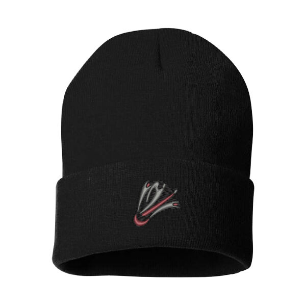 Embroidered Cuffed Beanie  Thumbnail